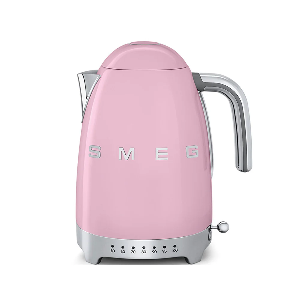 Smeg KLF04PKUK Retro Style 1.7L Jug Kettle in Pink