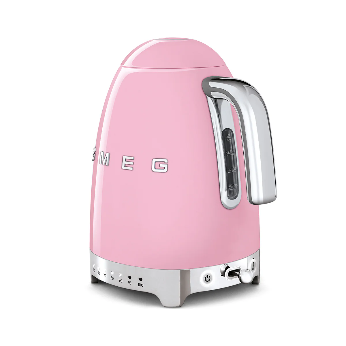 Smeg KLF04PKUK Retro Style 1.7L Jug Kettle in Pink - Image 3