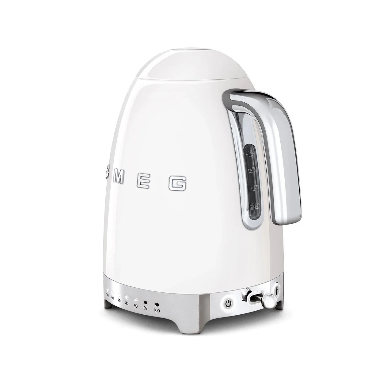 Smeg KLF04WHUK Retro Style 1.7L Jug Kettle in White - Image 3