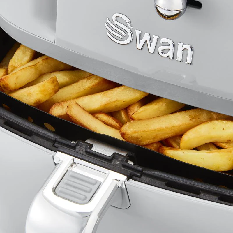 Swan Retro Manual Air Fryer in Grey - Image 4