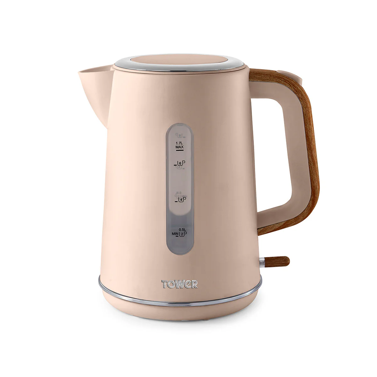 Tower Scandi 1.7L Kettle in Pink Clay