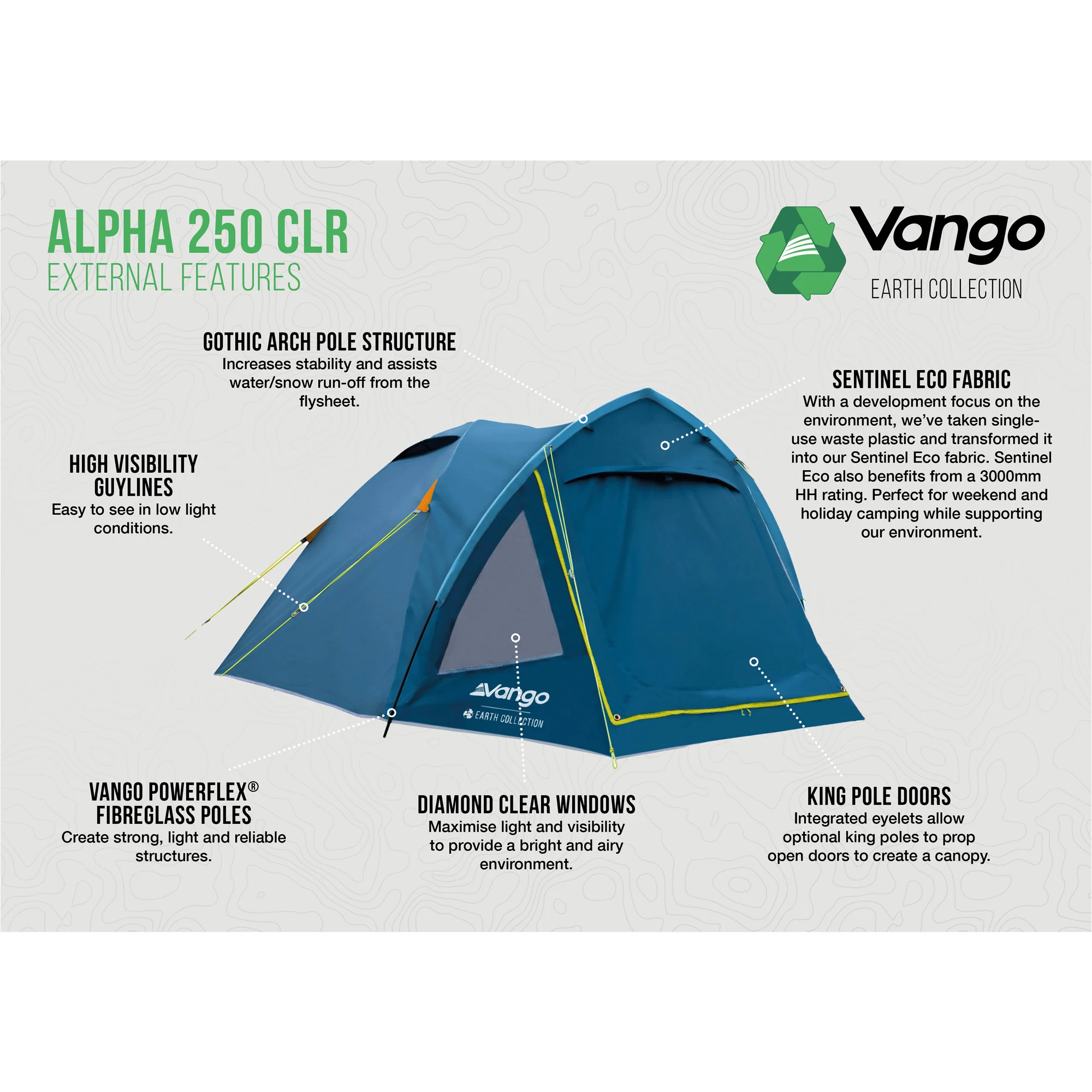 Vango Alpha 250 CLR 2-Person Tent - Image 8