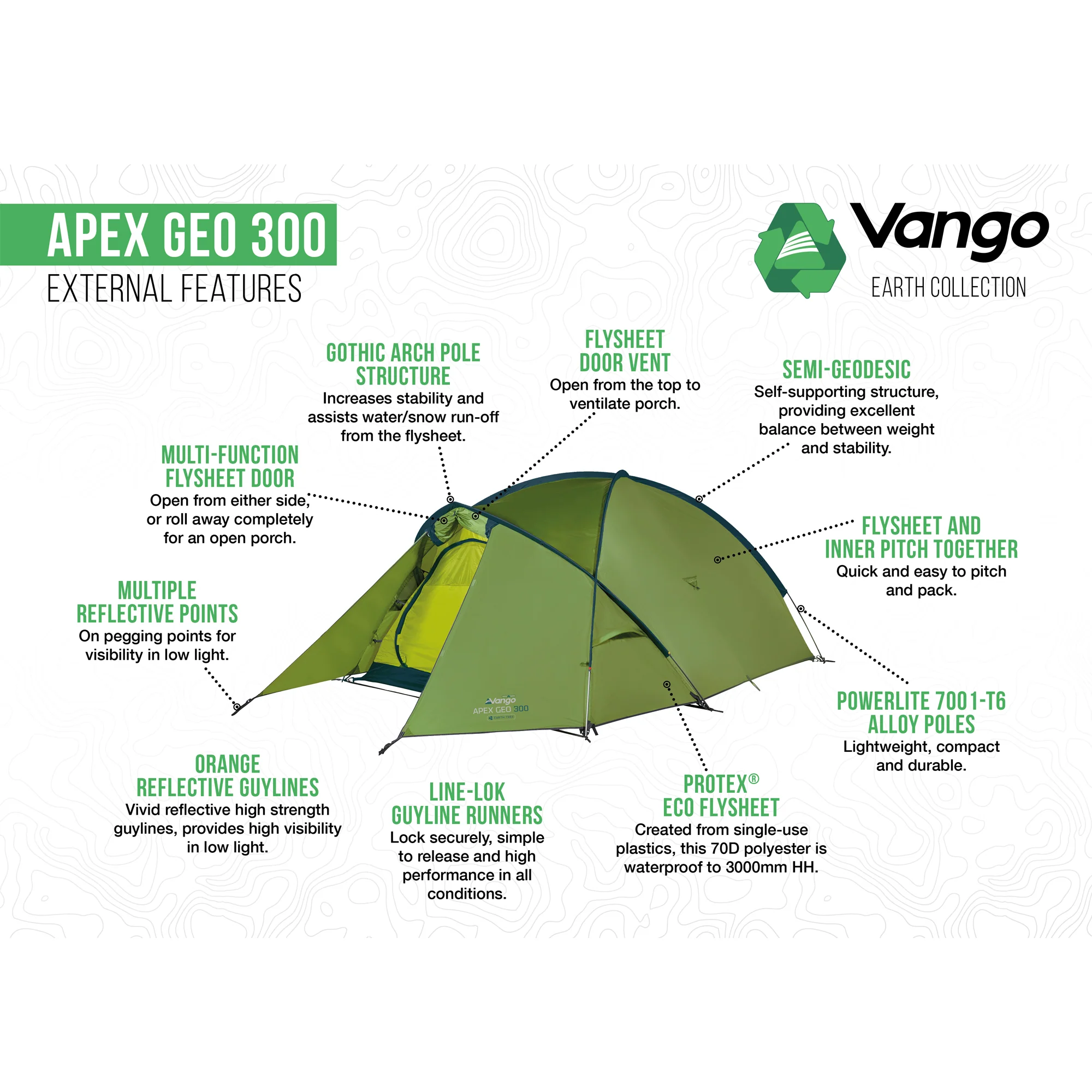 Vango Apex Geo 300 3-Person Tent - Image 4