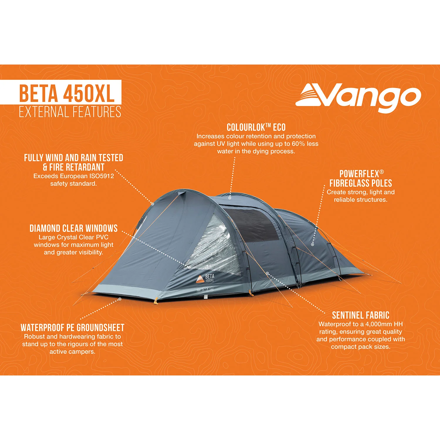 Vango Beta 450XL 4-Person Tent - Image 4