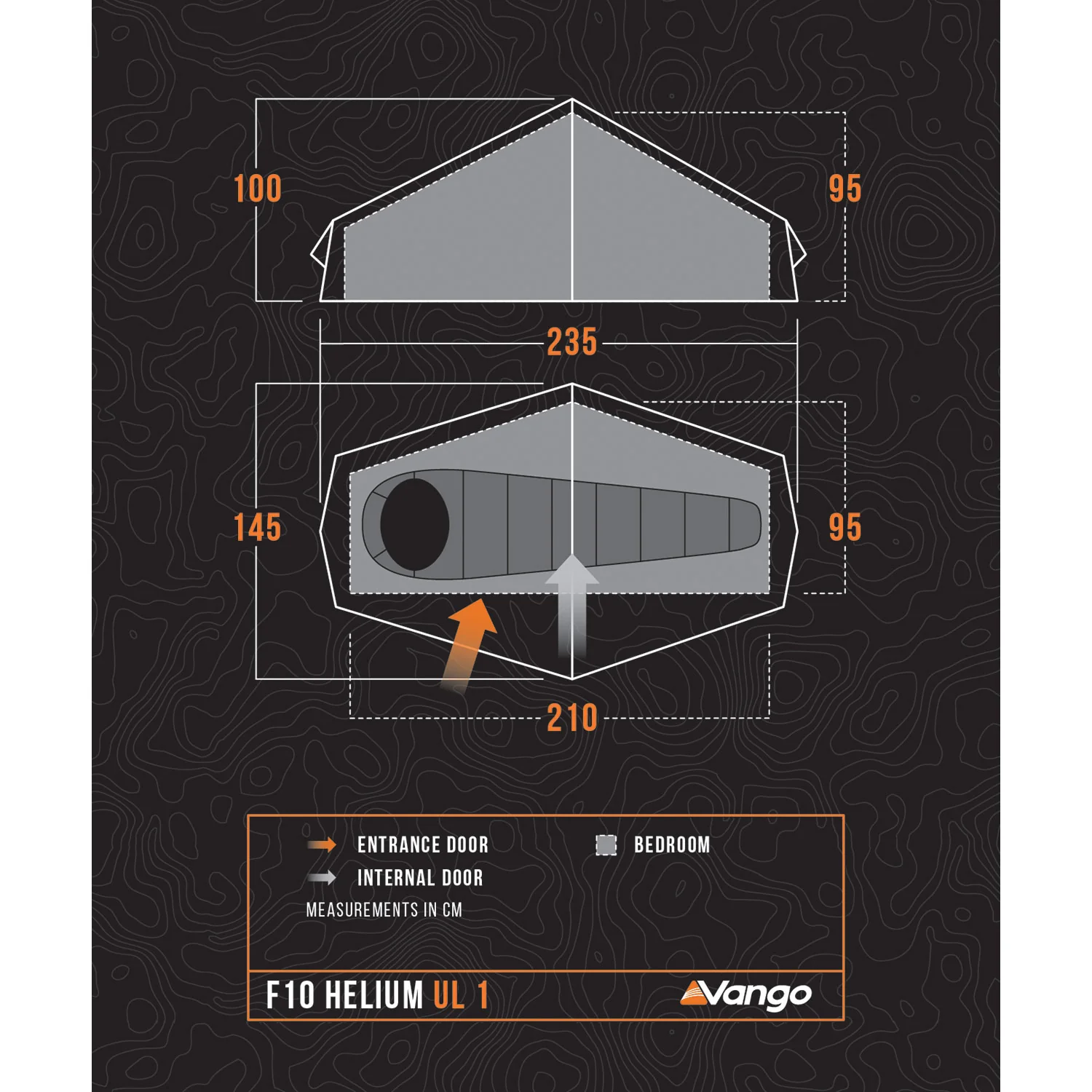Vango F10 Helium UL 1 Lightweight Tent - Image 2