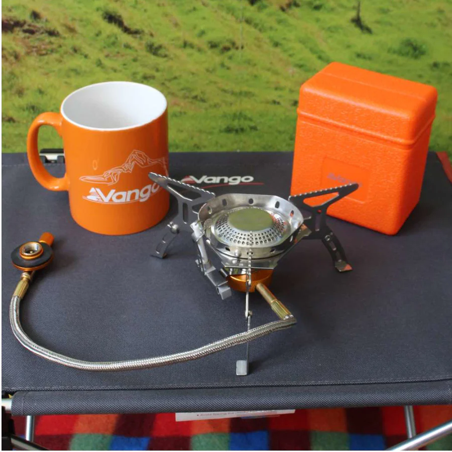 Vango Folding Stove with Windshield and Piezo - Silver - Image 3