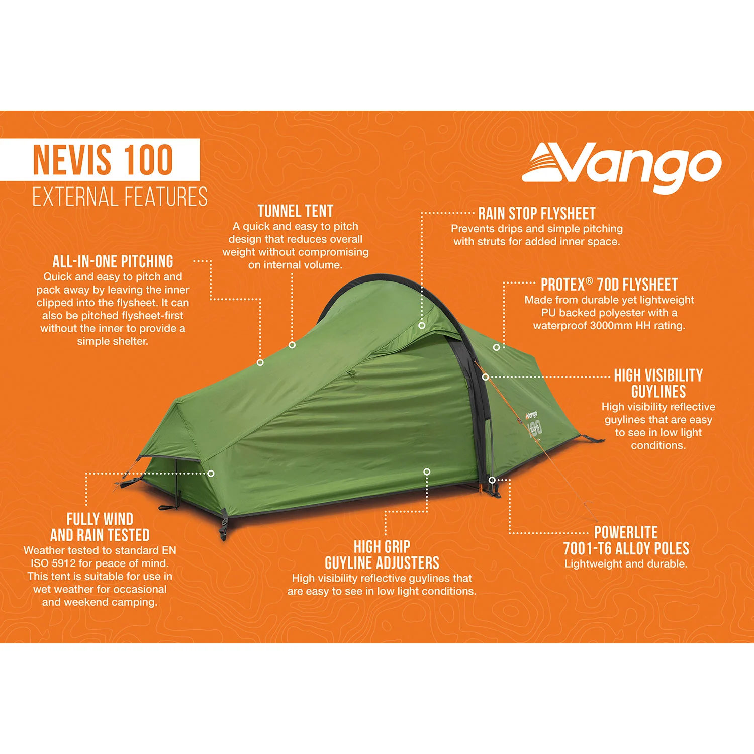 Vango Nevis 100 1-Person Tent - Image 4