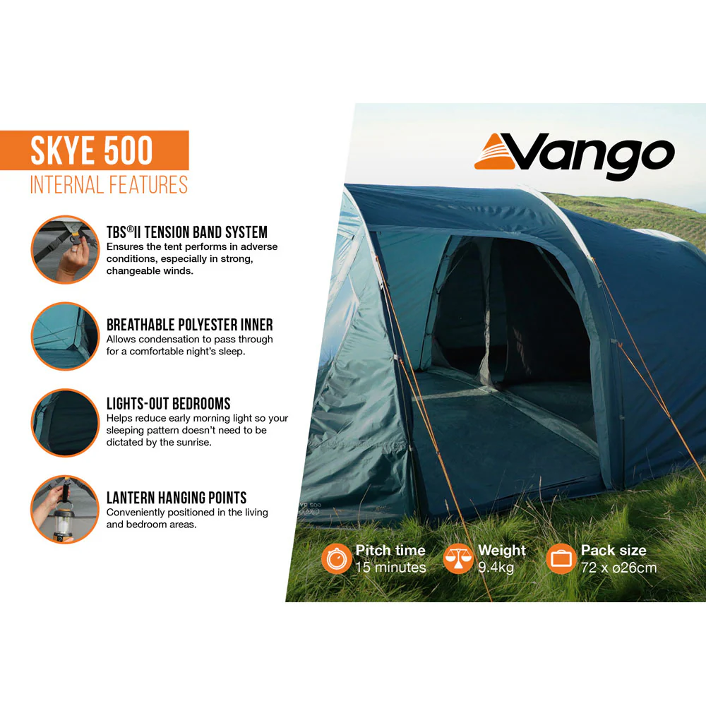 Vango Skye 500 5-Person Tent - Image 3