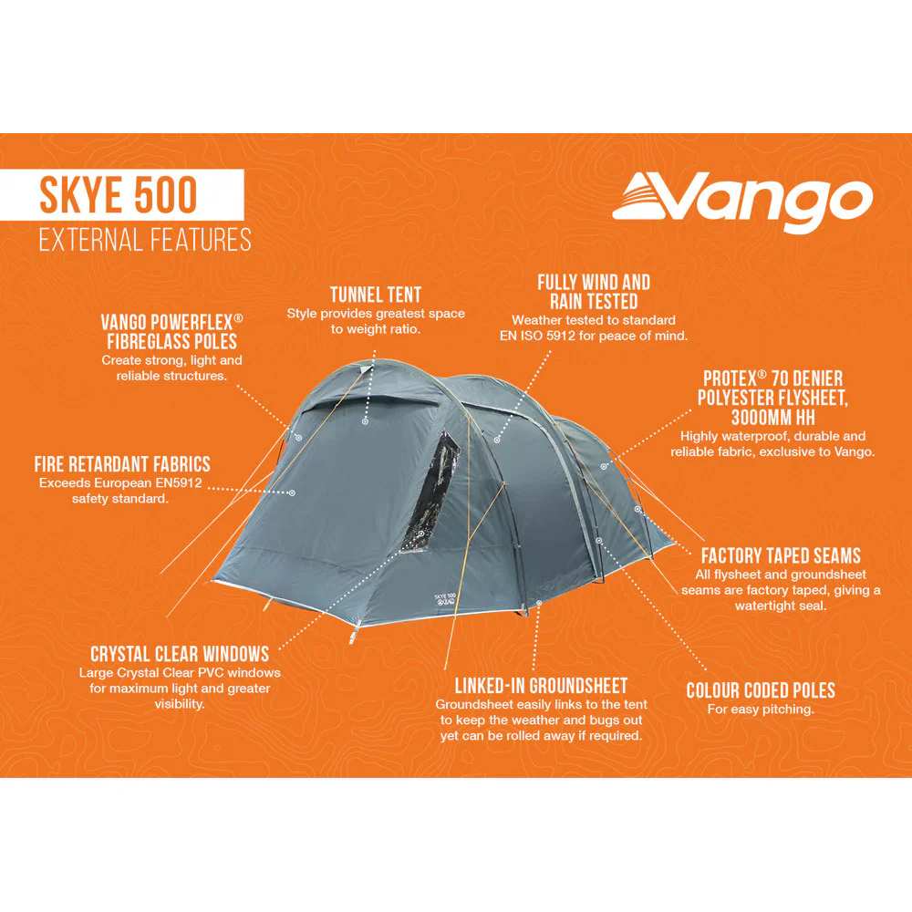 Vango Skye 500 5-Person Tent - Image 4