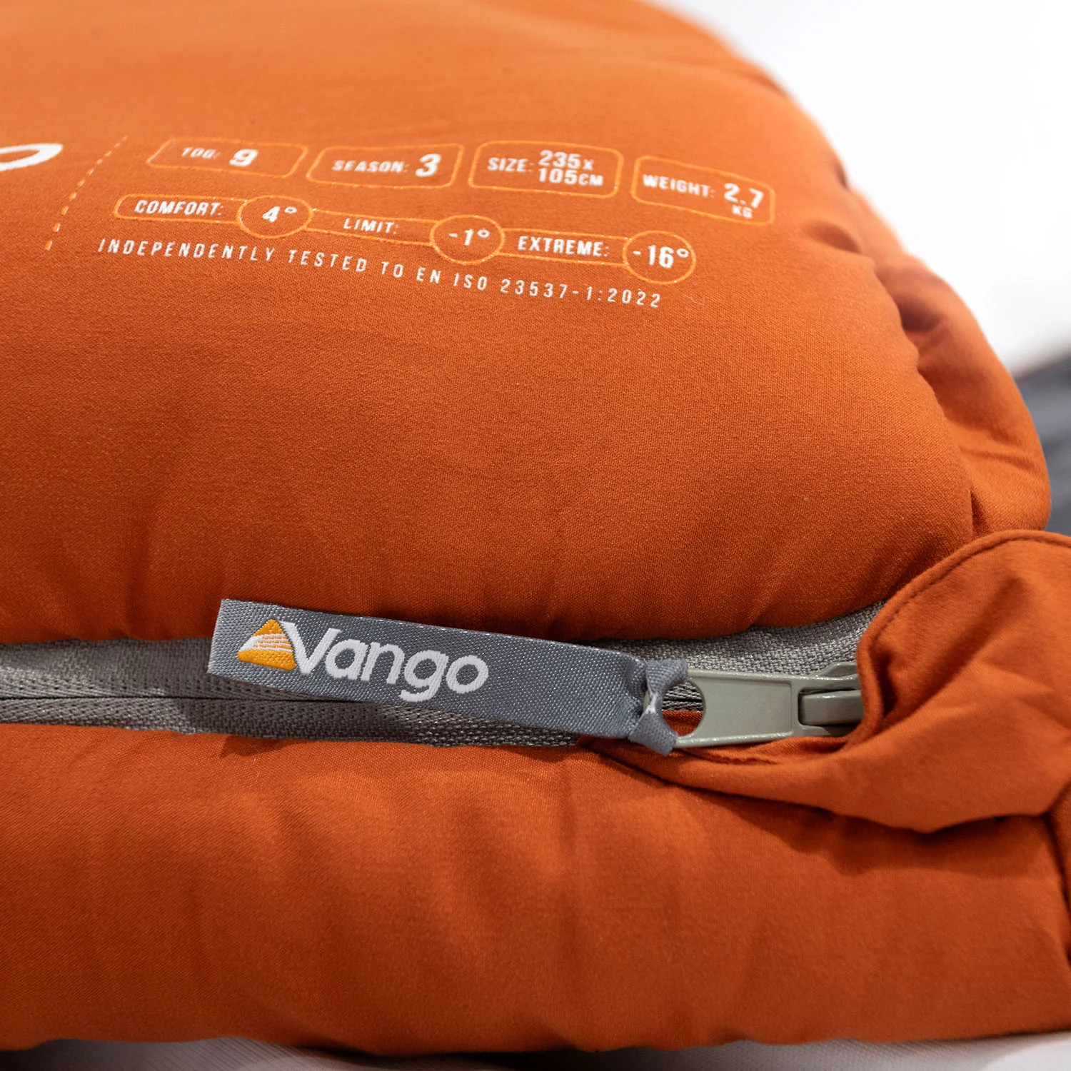 Vango Stellar Grande Sleeping Bag - Harissa - Image 5