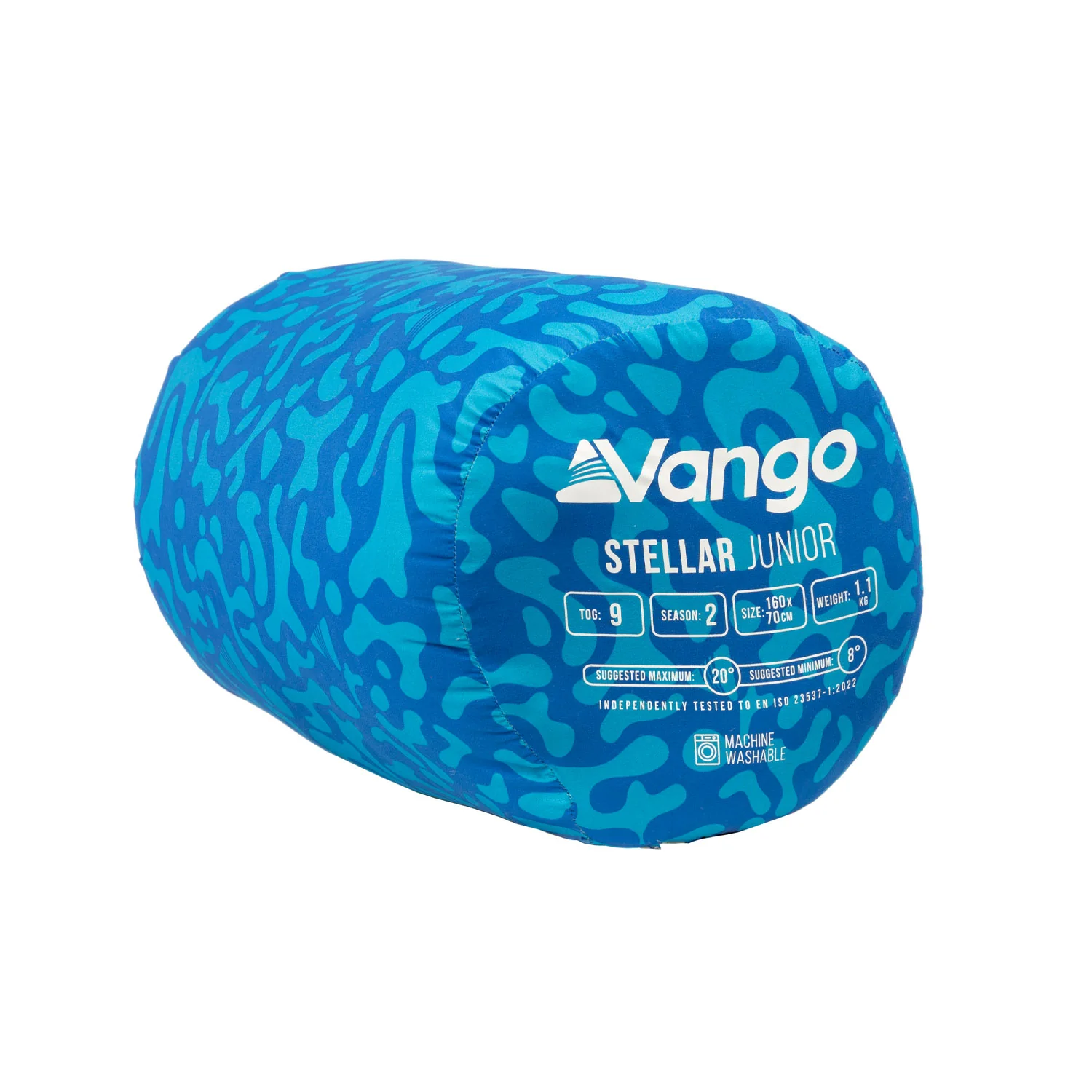 Vango Stellar Junior Kids Sleeping Bag - Atlantic Blue - Image 5