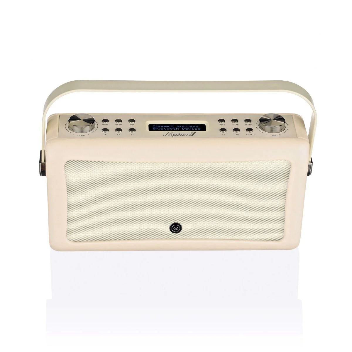 VQ Hepburn Mk II Portable DAB+/FM Radio & Bluetooth Speaker in Cream - Image 5