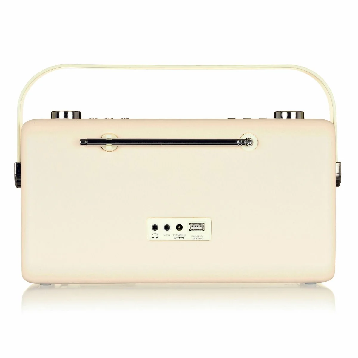 VQ Hepburn Mk II Portable DAB+/FM Radio & Bluetooth Speaker in Cream - Image 6