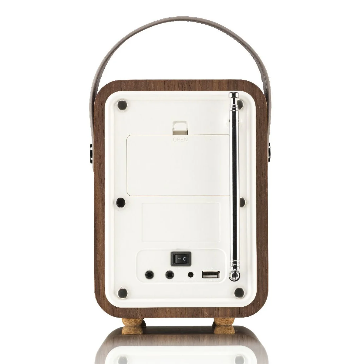 VQ Monty Portable DAB+/FM Radio & Bluetooth Speaker in Walnut - Image 7