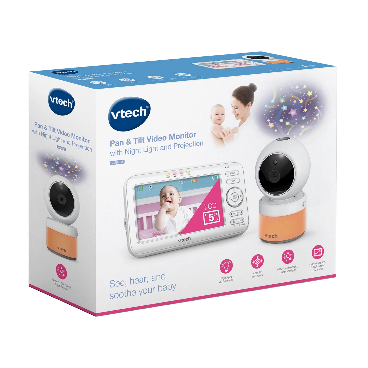 VTech VM5463 5" Digital Video Baby Monitor - Image 17