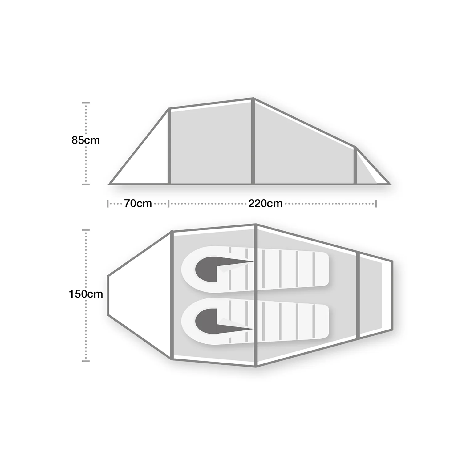 Wild Country Blizzard Elite 2 Tent, 2-Person - Image 2