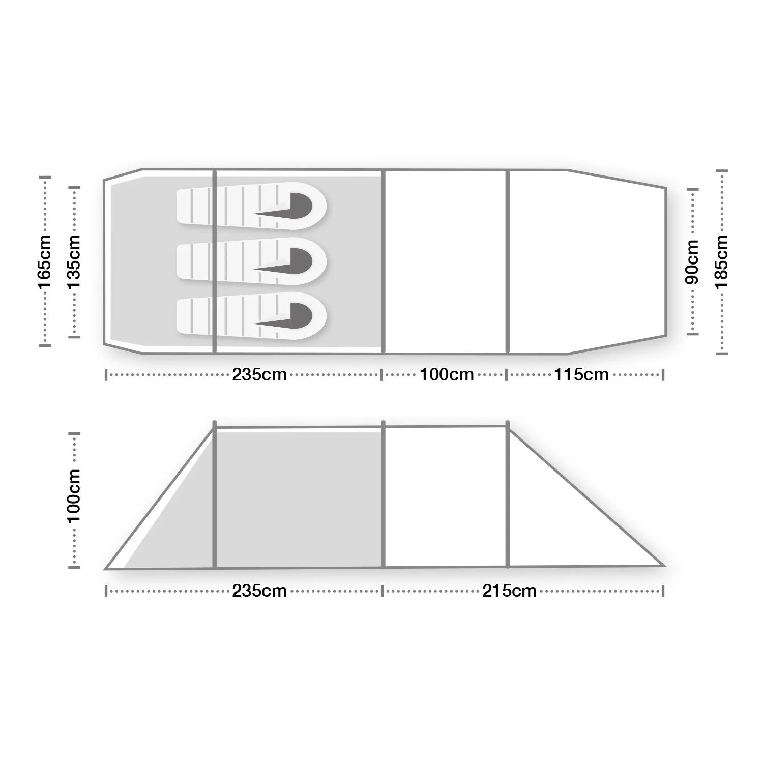 Wild Country Hoolie Compact 3 ETC Tent, 3-Person - Image 2