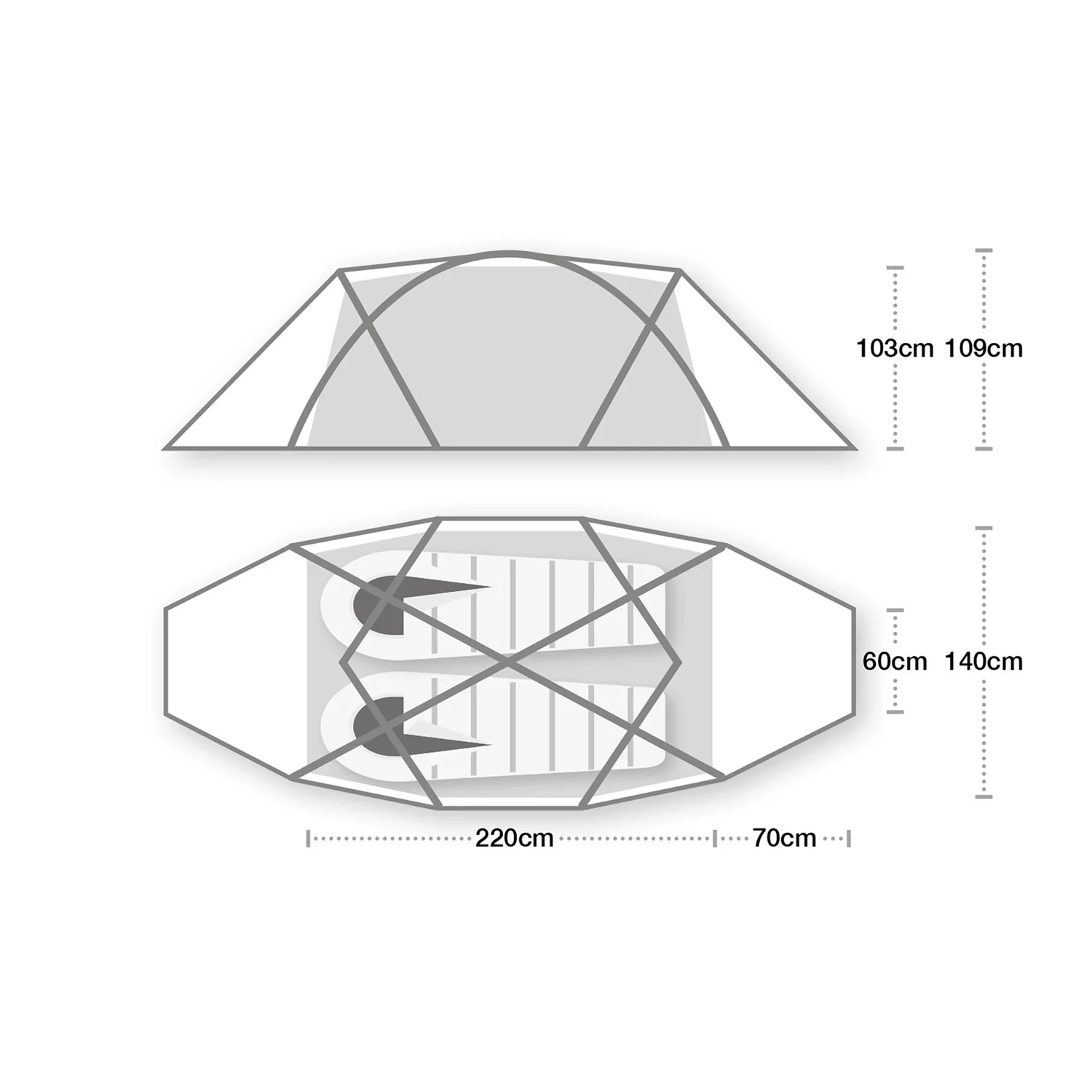 Wild Country Murlan Elite 2 Tent, 2-Person - Image 2
