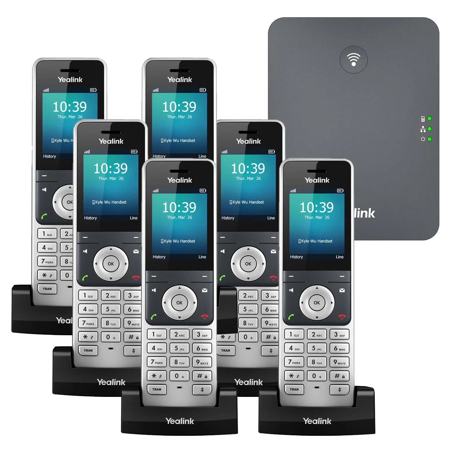 Yealink W76P Sextet DECT IP Phone